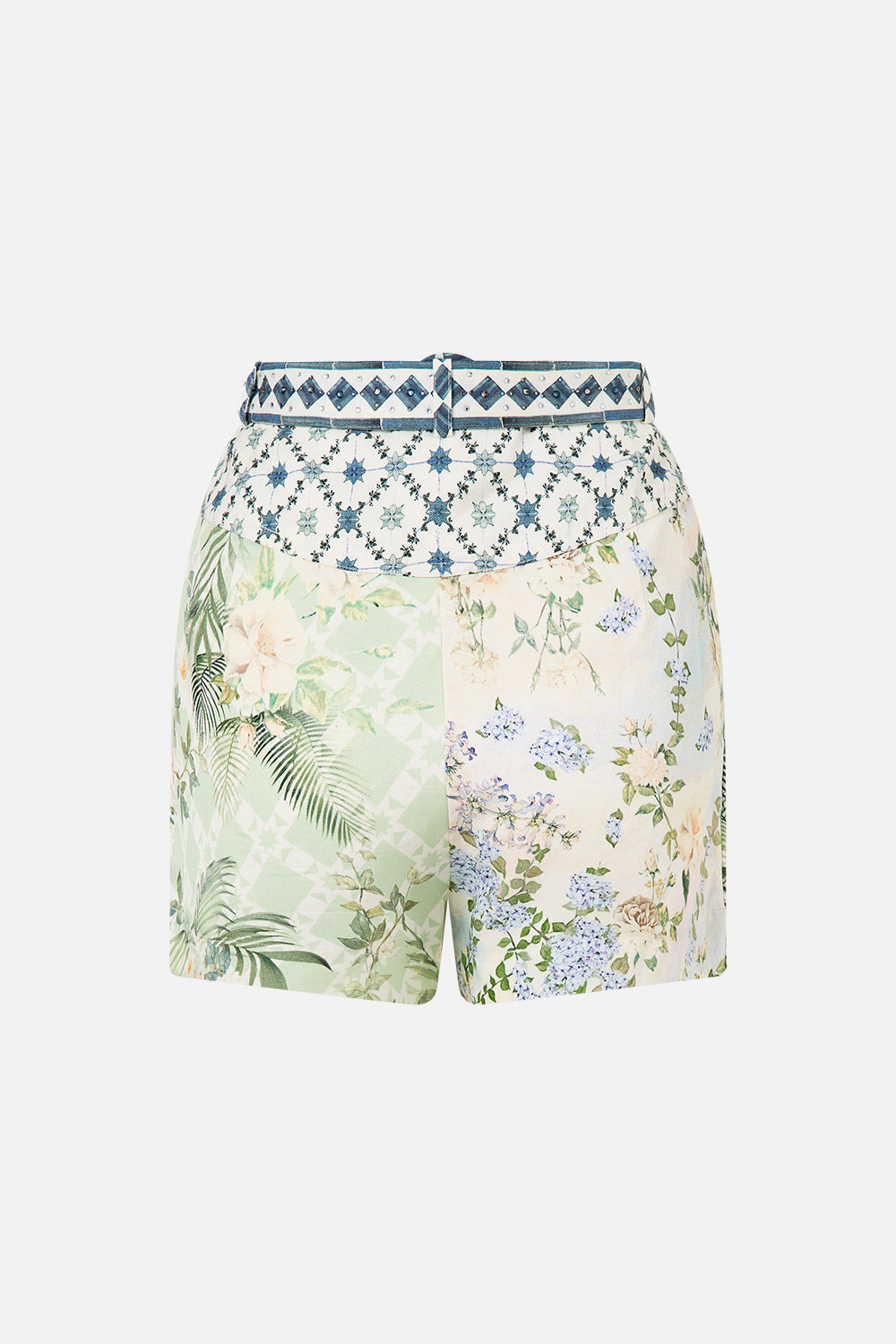 TUCK FRONT SHORT JARDIM PARTY