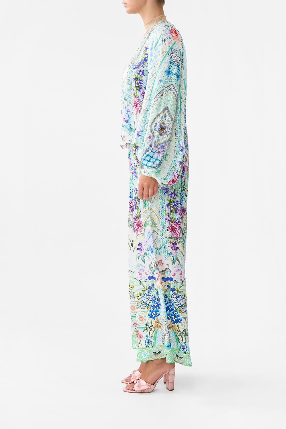 V-NECK BLOUSON SLEEVE BLOUSE SUNRISE IN SINTRA