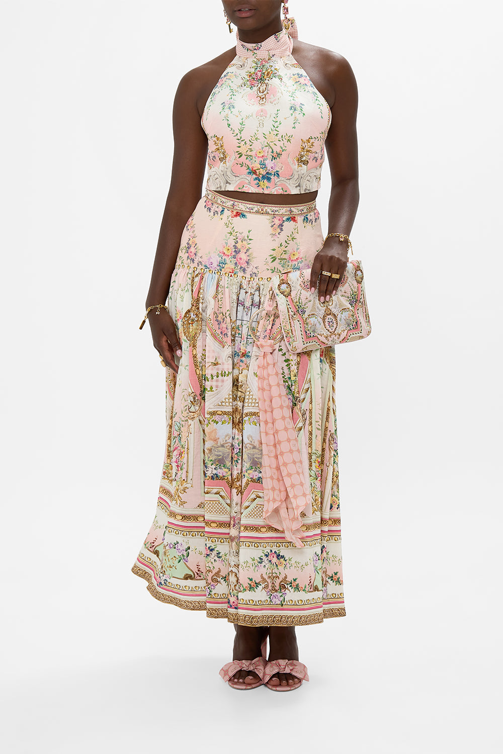 RING SCARF CLUTCH LISBON LULLABY