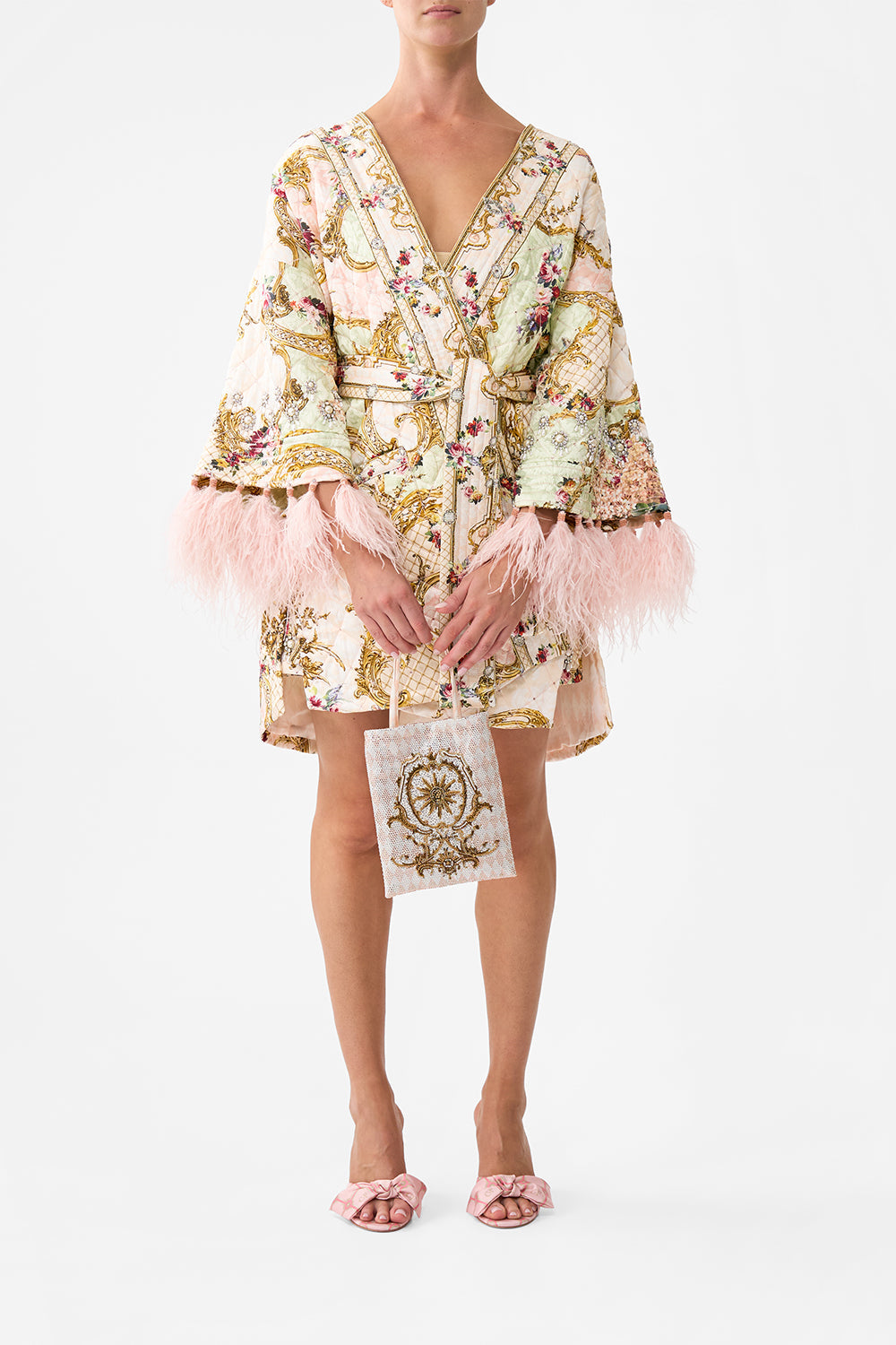 EMBELLISHED MINI TOTE THE QUEENS QUARTERS