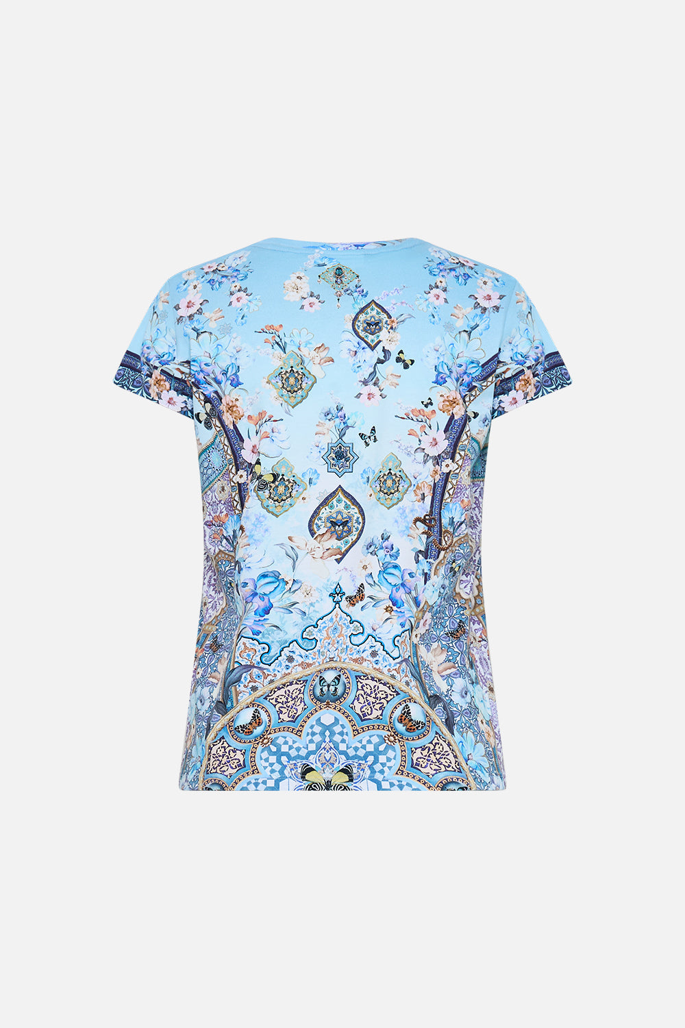 SLIM FIT ROUND NECK T-SHIRT - MULTI AL MANIAL PALACE MEMOIRS