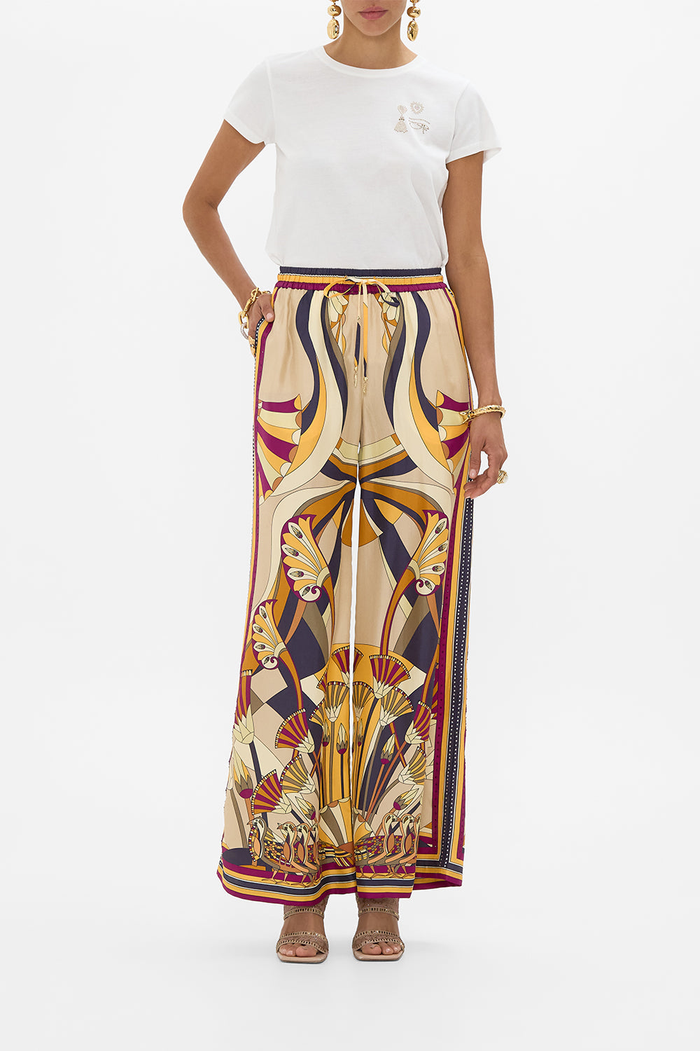 CAMILLA Lounge Pant in Desert Delerium print.