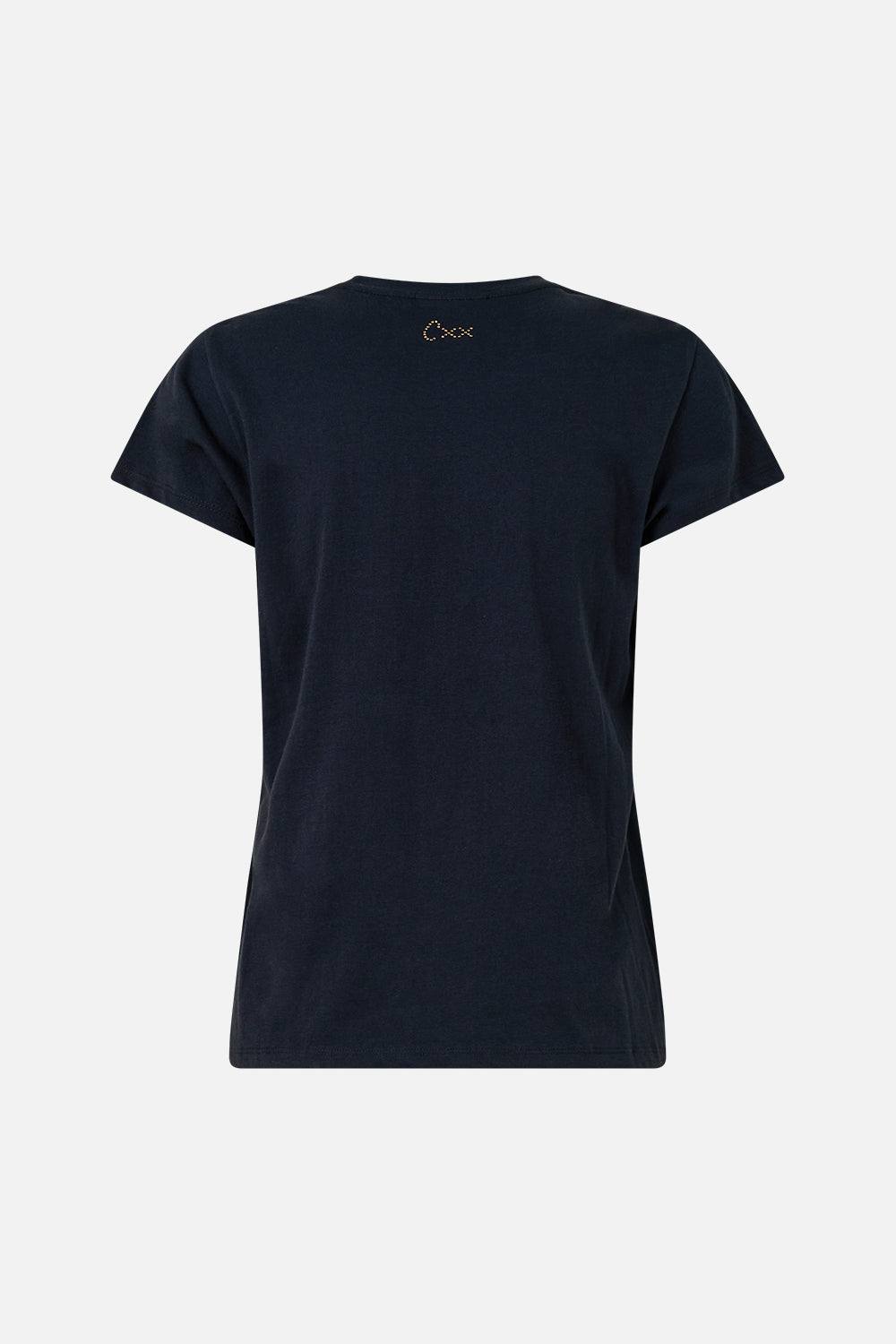The CAMILLA Slim Fit Round Neck T-Shirt With Lace in our Noble Endeavours print.