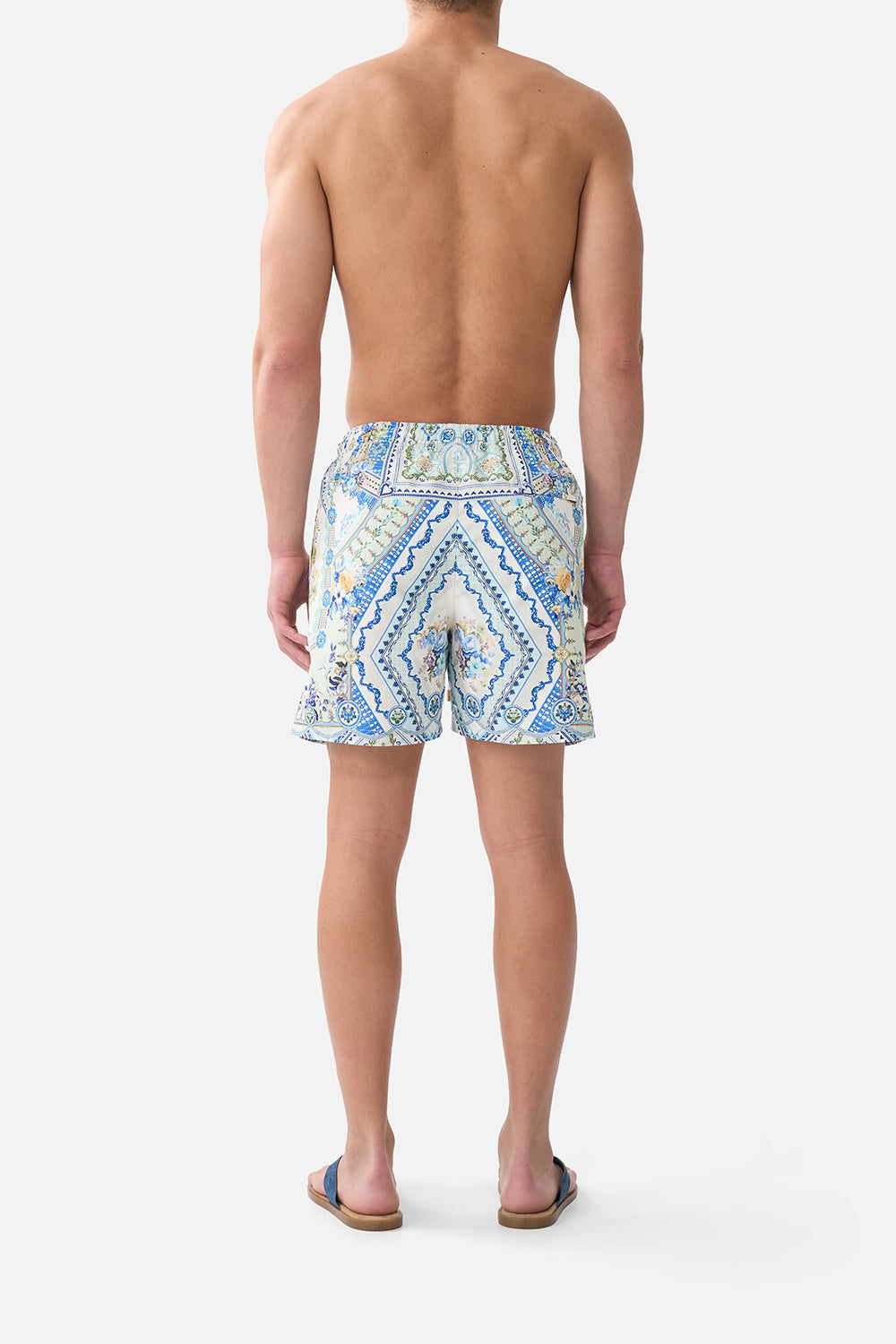 MID LENGTH BOARDSHORT WITH ELASTIC WAIST MY HOMESPUN HEART