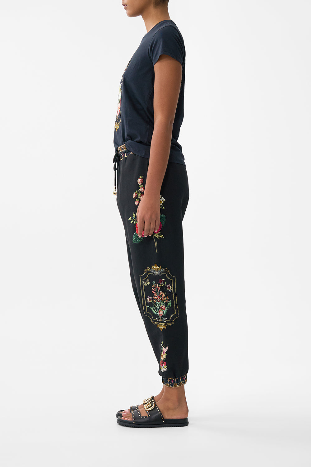 The CAMILLA Jersey Track Pant in our Noble Endeavours print.