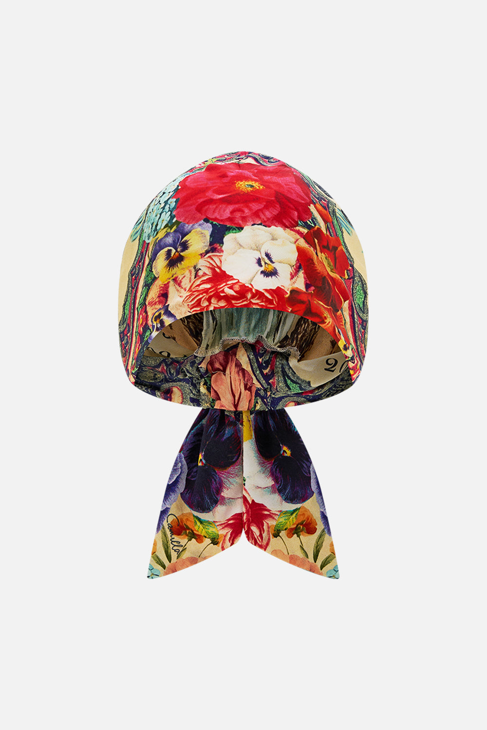 The CAMILLA Headscarf in our Bathing Bombshell print.