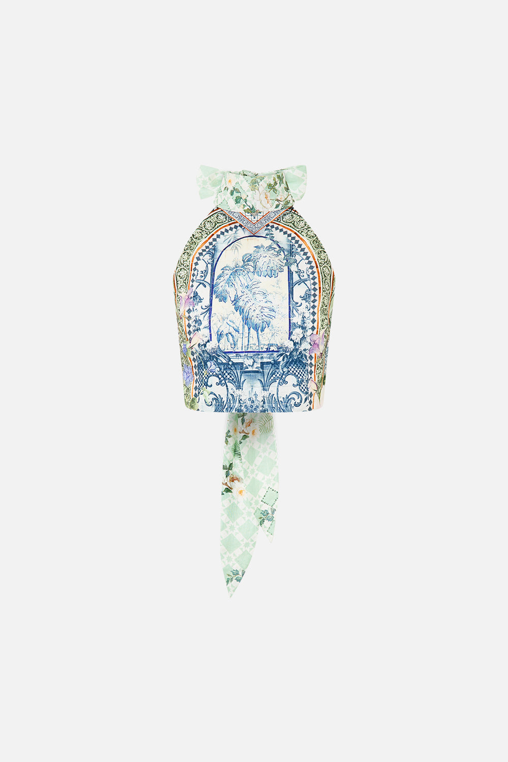 HALTER TIE BACK TOP JARDIM PARTY