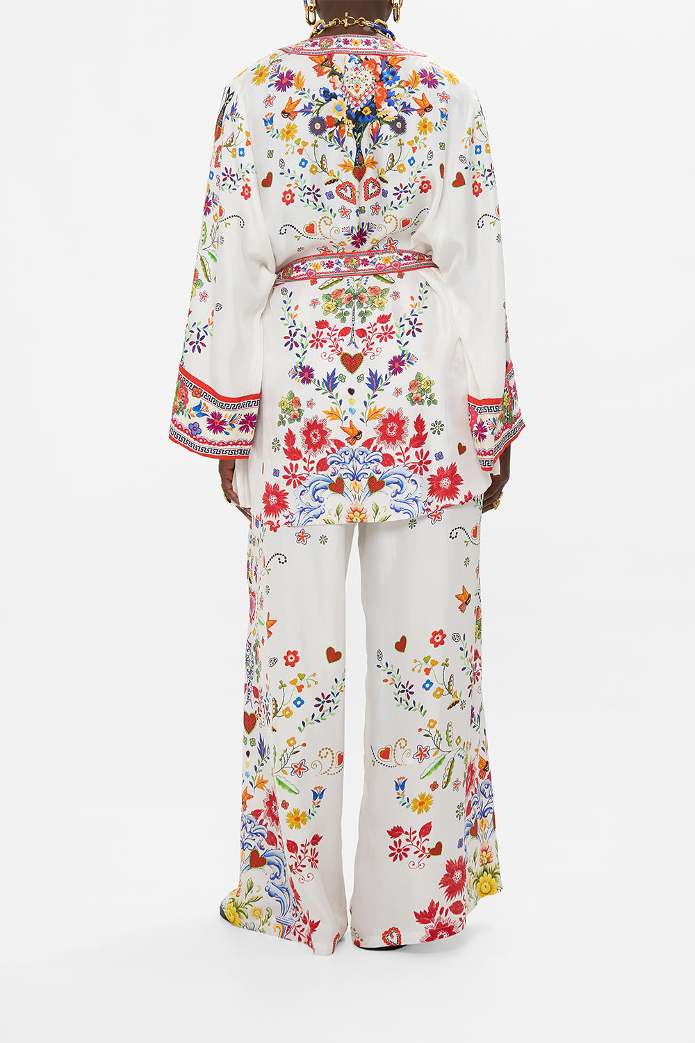 SHORT KIMONO WRAP FAITH, LUCK & JUSTICE