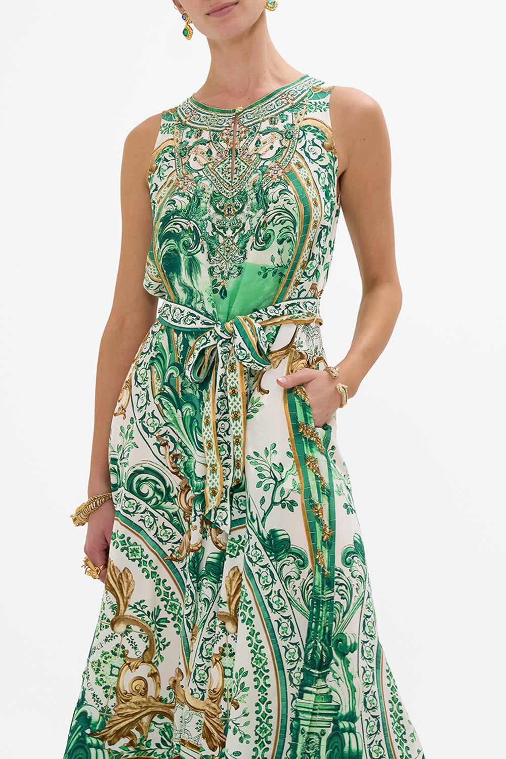 FLARED JUMPSUIT CORRIDOR OF CALM