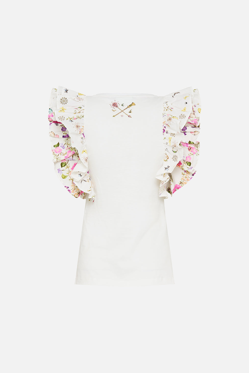 DOUBLE FRILL SLEEVE TEE MUNCHKINLAND