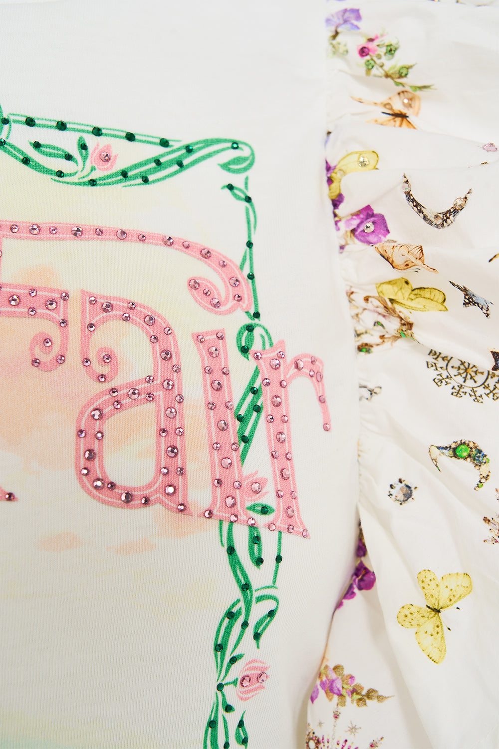 DOUBLE FRILL SLEEVE TEE MUNCHKINLAND