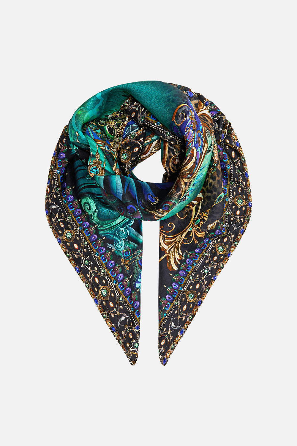 LARGE SQUARE SCARF DEFY GRAVITY