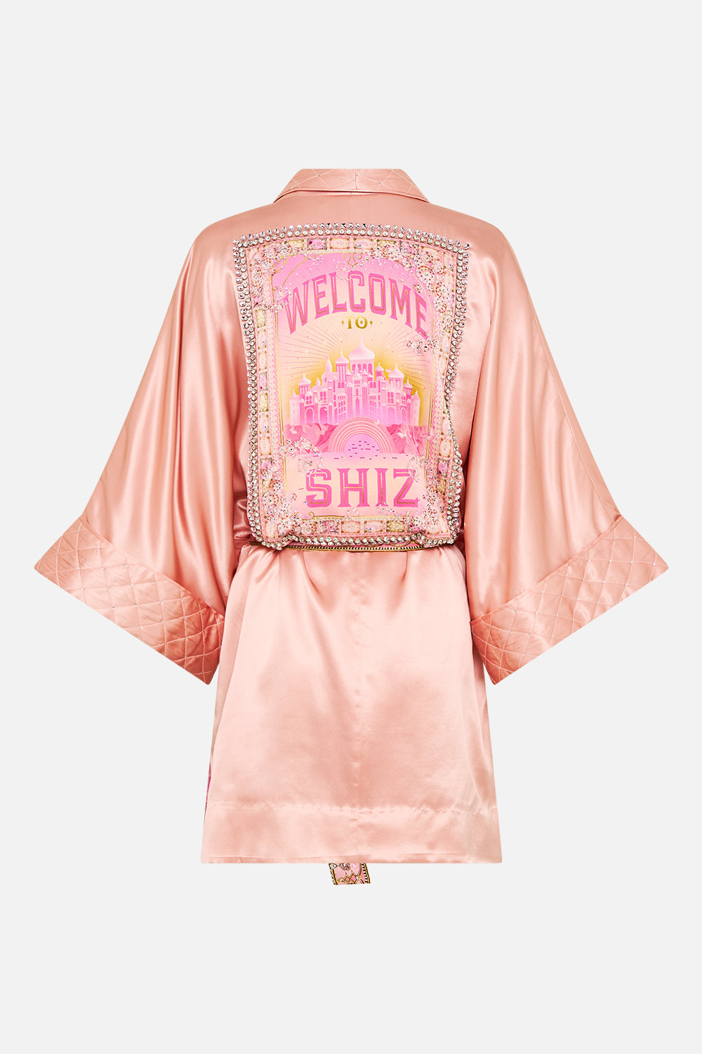 ROBE WITH NARROW COLLAR TOTALLY OZMOPOLITAN