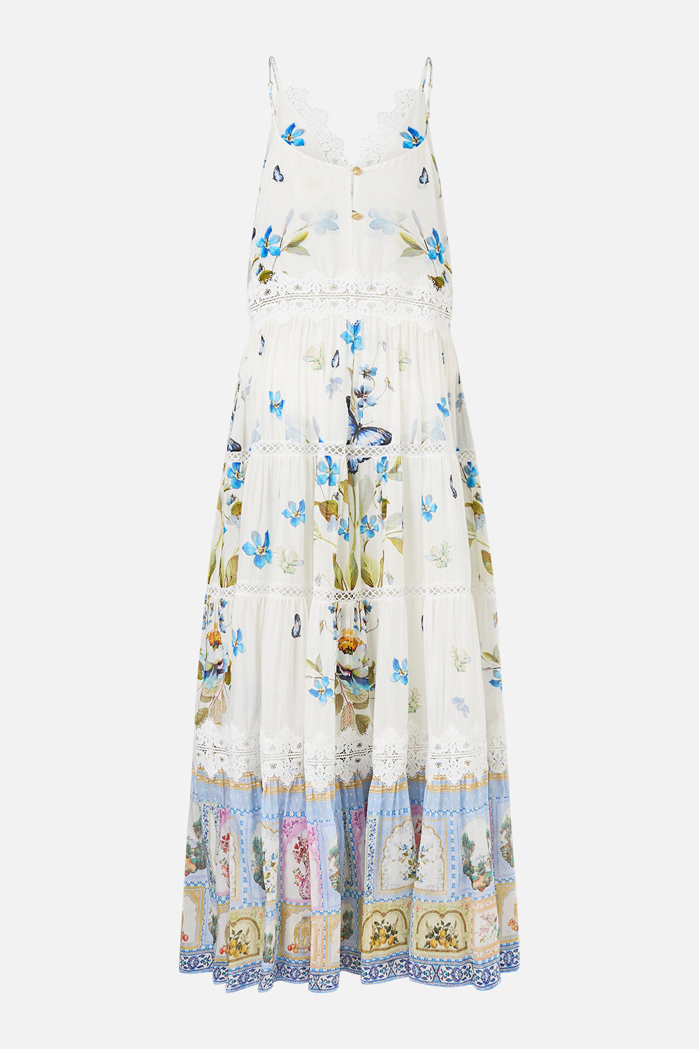 TRAPEZE TIERED DRESS BOTANICAL BALLADS