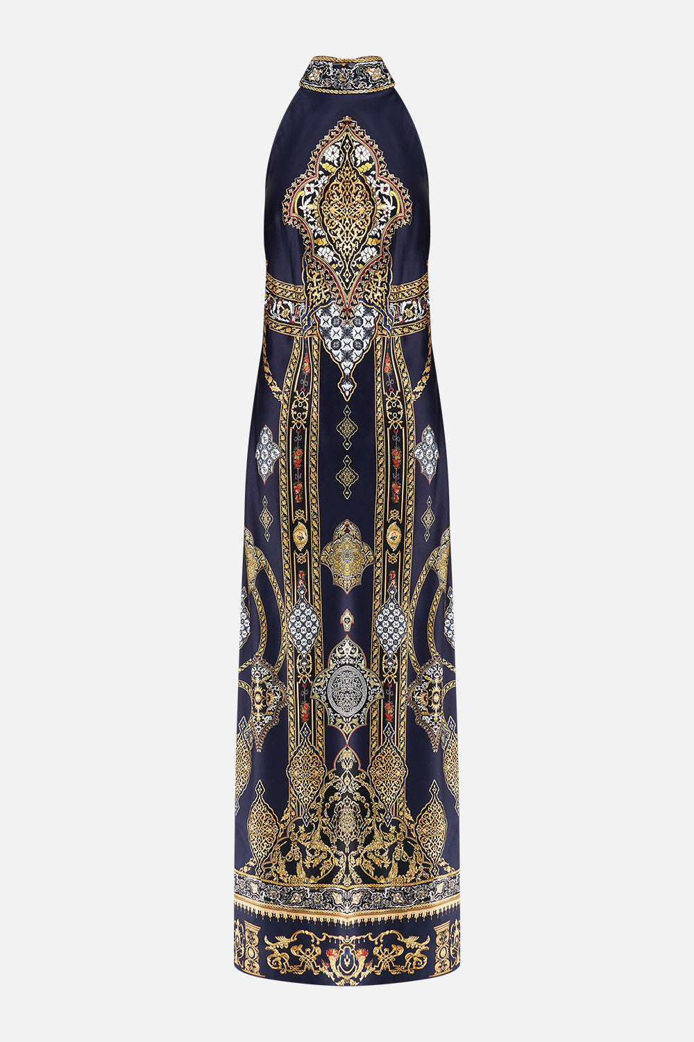 HIGH NECK BIAS DRESS THE IMPERIAL GATE