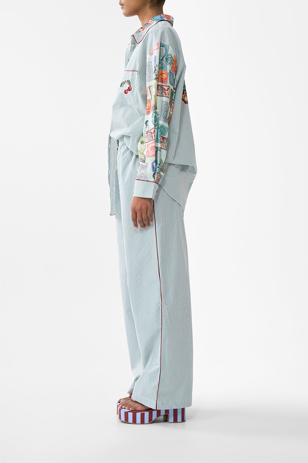 BUTTON FRONT LOUNGE PANT WITH LOVE FROM TÜRKIYE