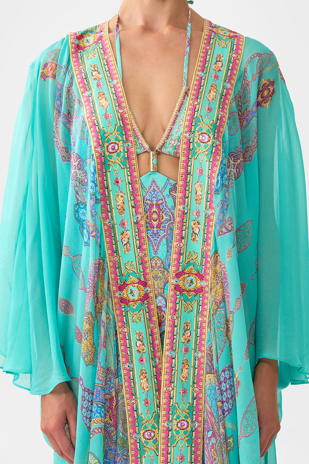 LONG SLEEVE LONG CAPE THE CONCUBINES CORRIDOR