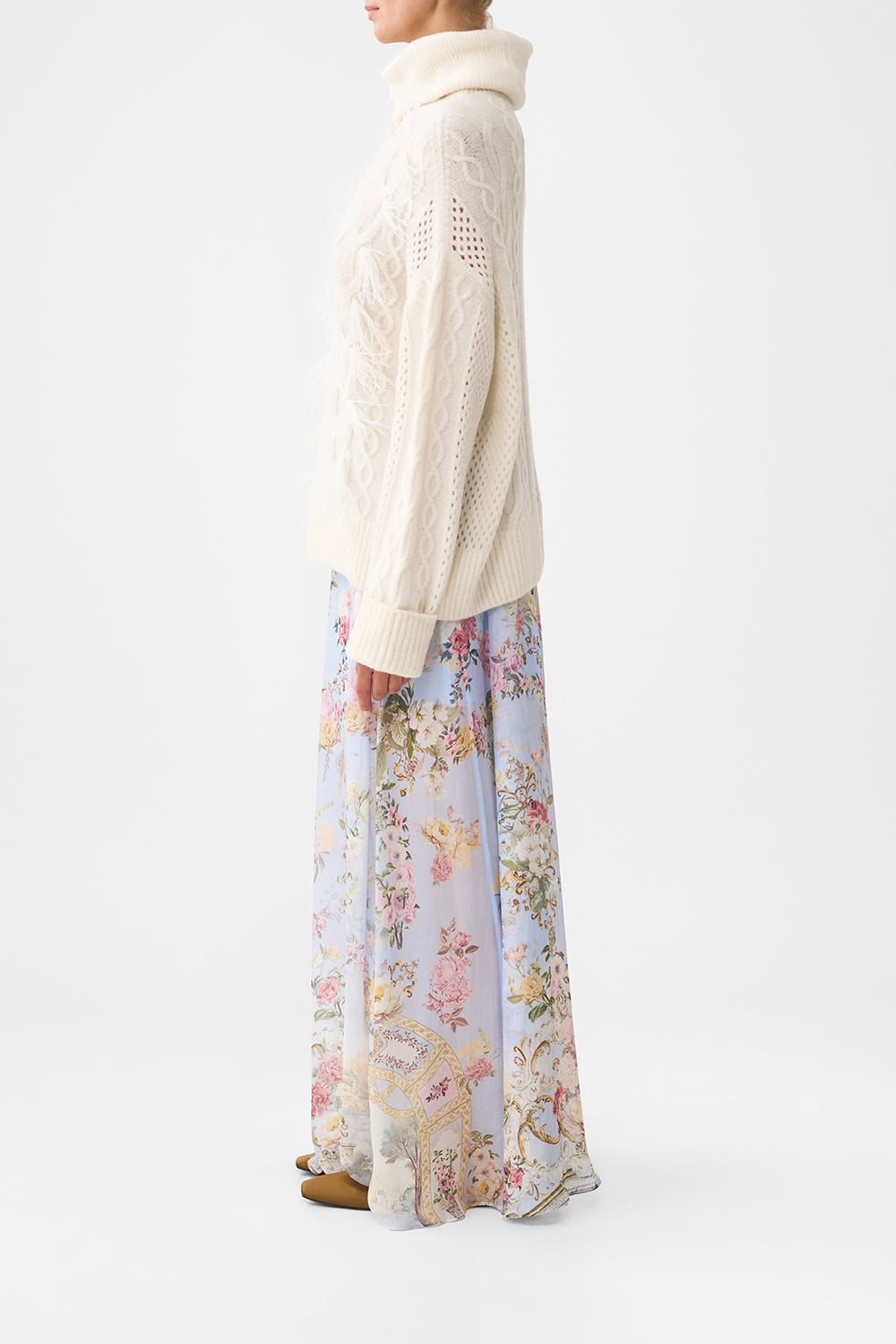 ROLL NECK JUMPER TILED IN TIME