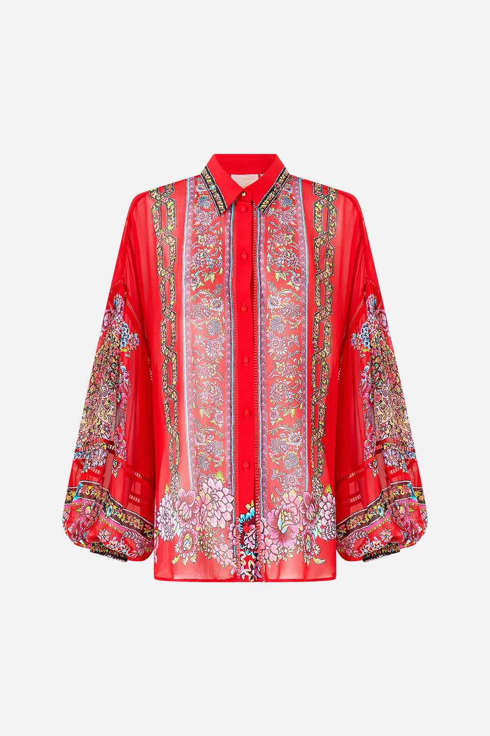 BALLOON SLEEVE BLOUSE ARTISANS OF ANATOLIA