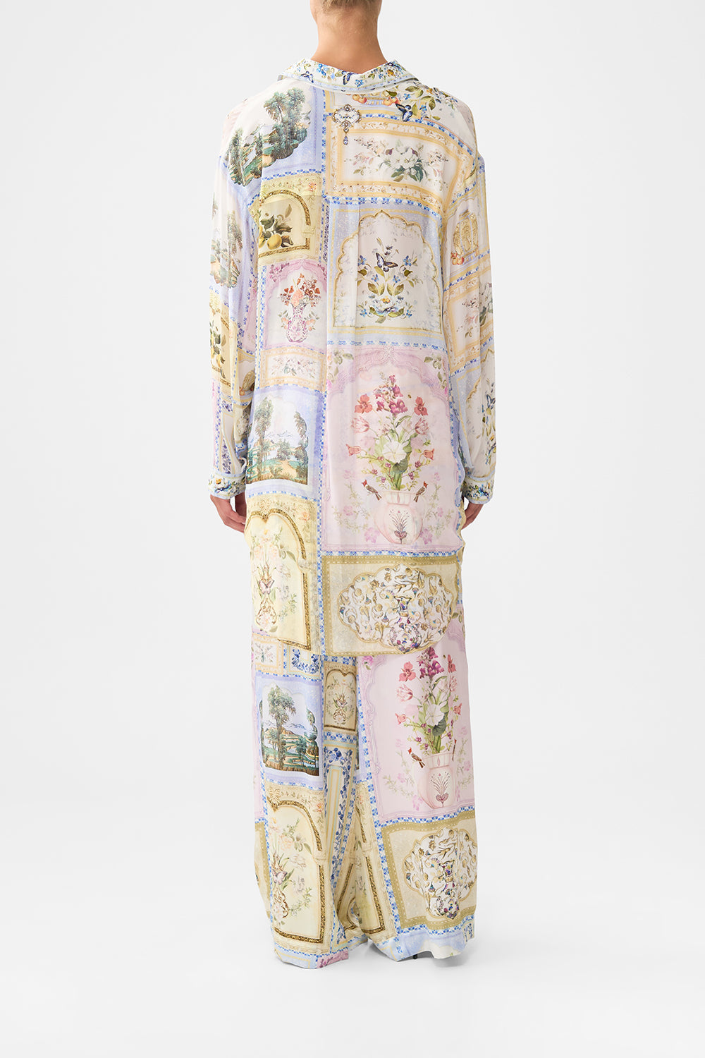 SHIRT TUNIC WITH SIDE BUTTONS BOTANICAL BALLADS