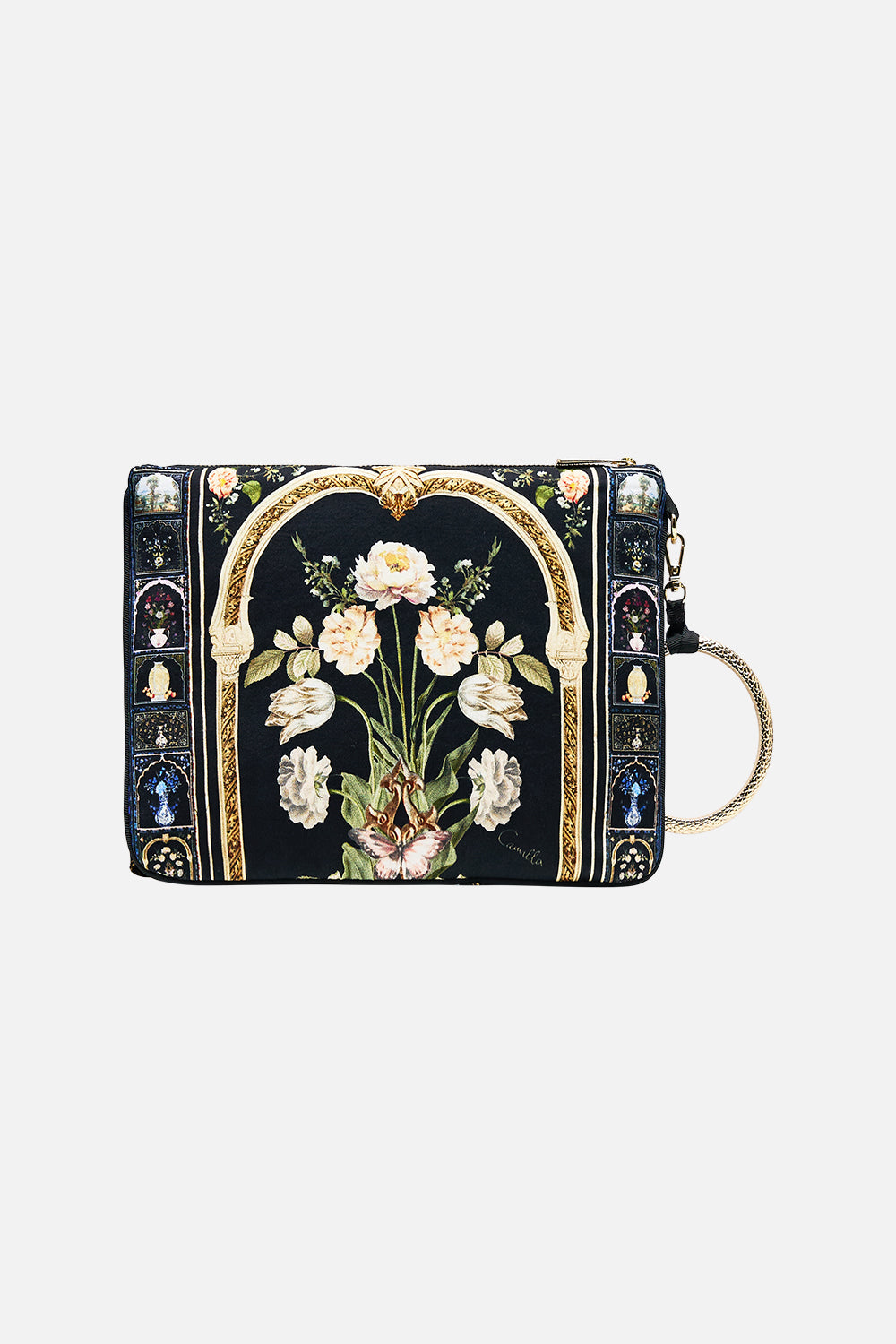 RING SCARF CLUTCH OTTOMAN ELEGANCE