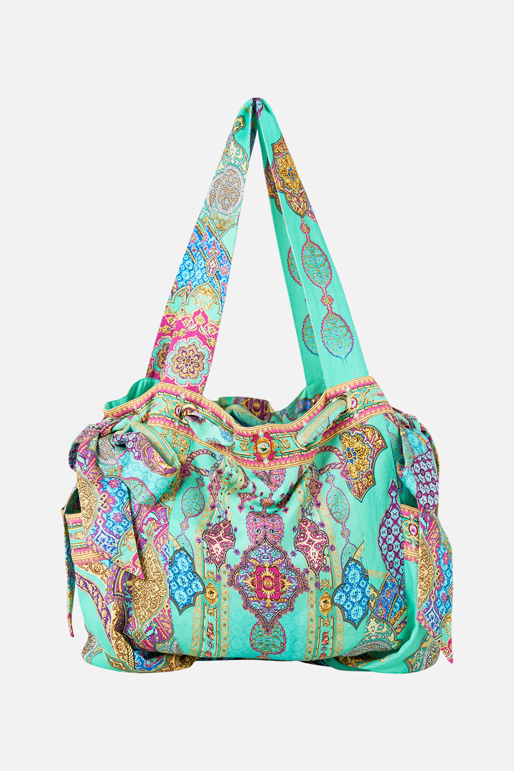 DRAWSTRING BOW BEACH BAG THE CONCUBINES CORRIDOR