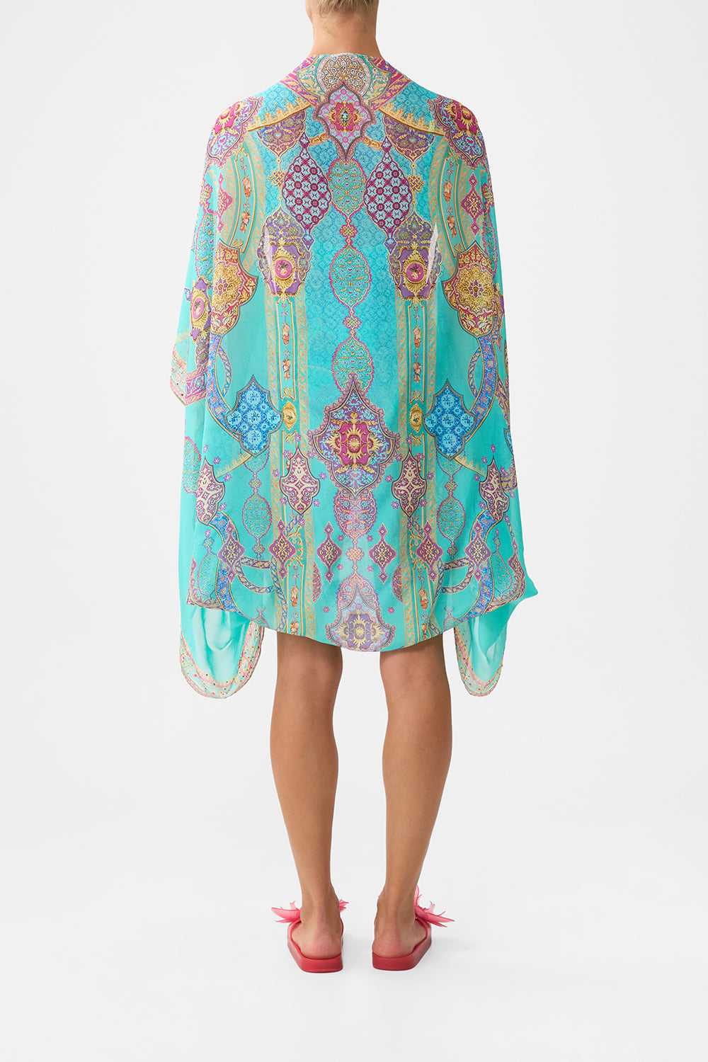 SILK CHIFFON SHRUG THE CONCUBINES CORRIDOR