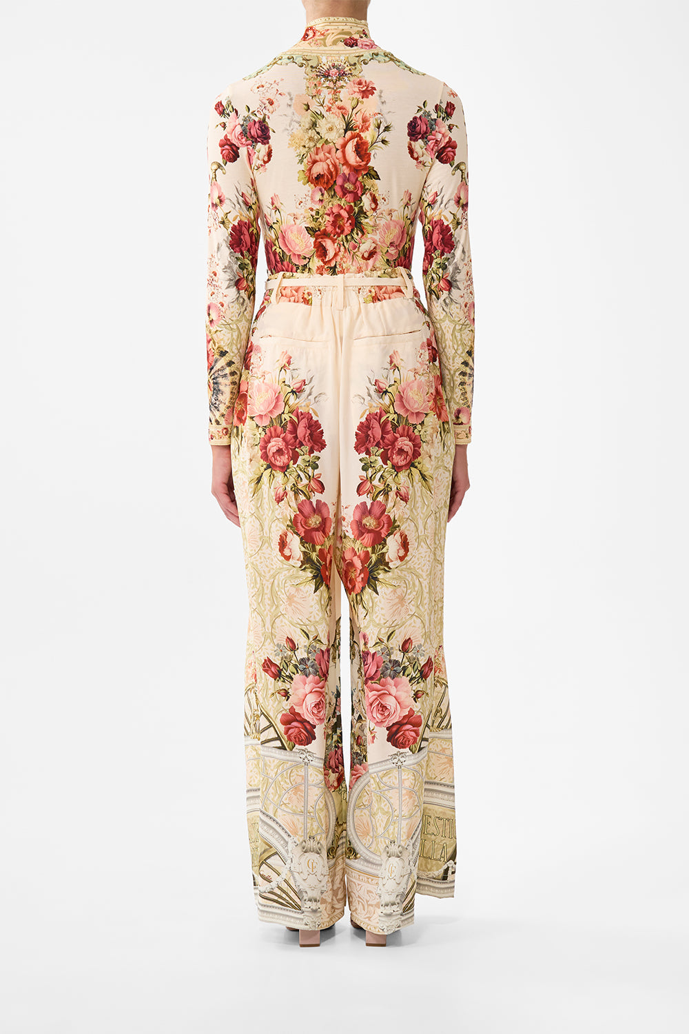 The CAMILLA Jersey Turtleneck in our Meet Me At The Majestic print.