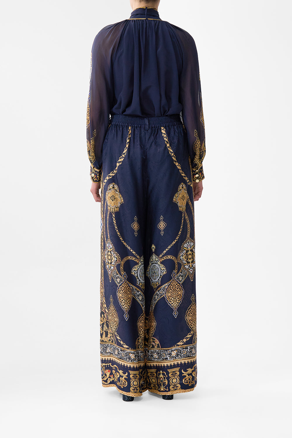 DETACHABLE PUSSY BOW RAGLAN BLOUSE THE IMPERIAL GATE