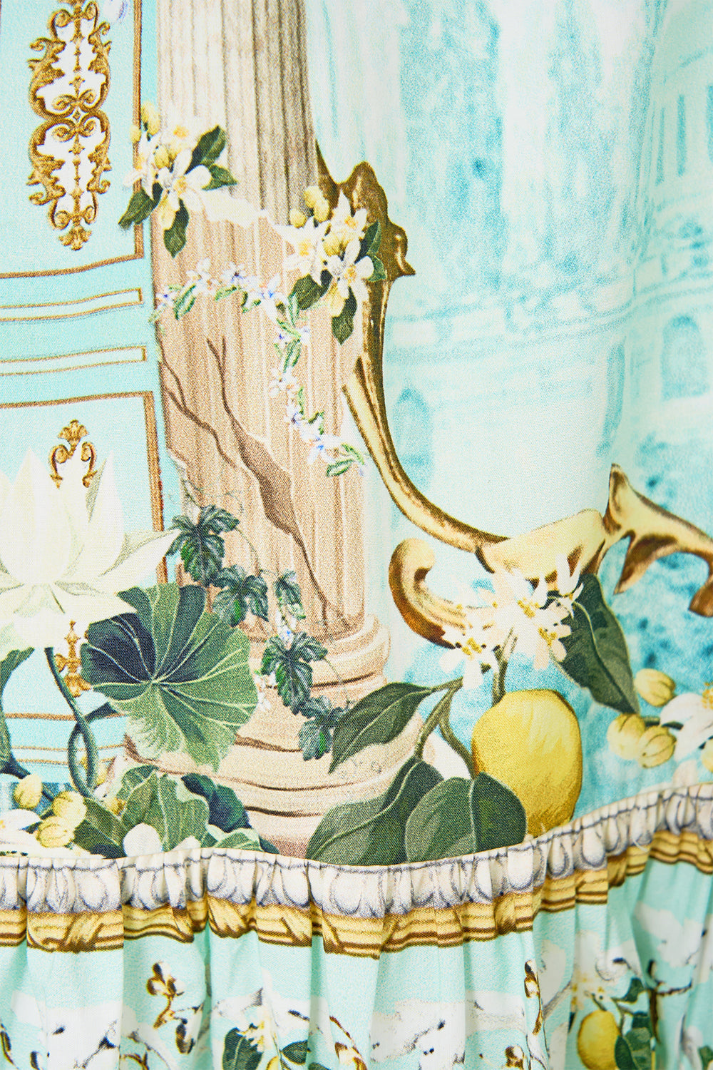 PUFF SLEEVE SHIRT DRESS VENUS ON A VESPA