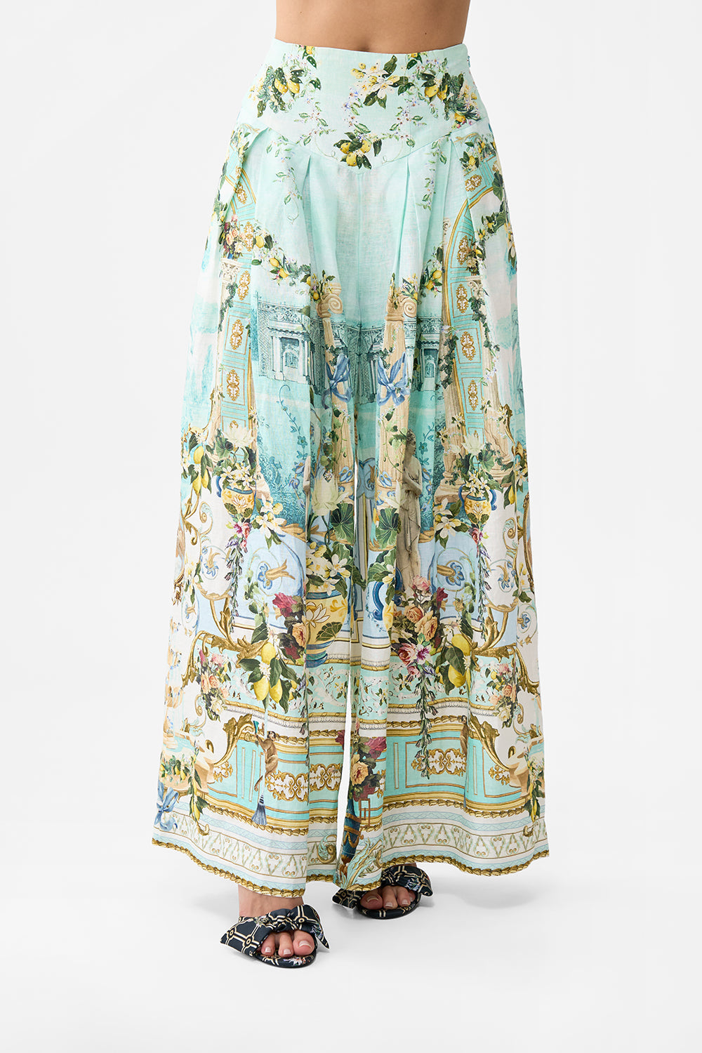 CORSET WAIST WIDE LEG PANT VENUS ON A VESPA