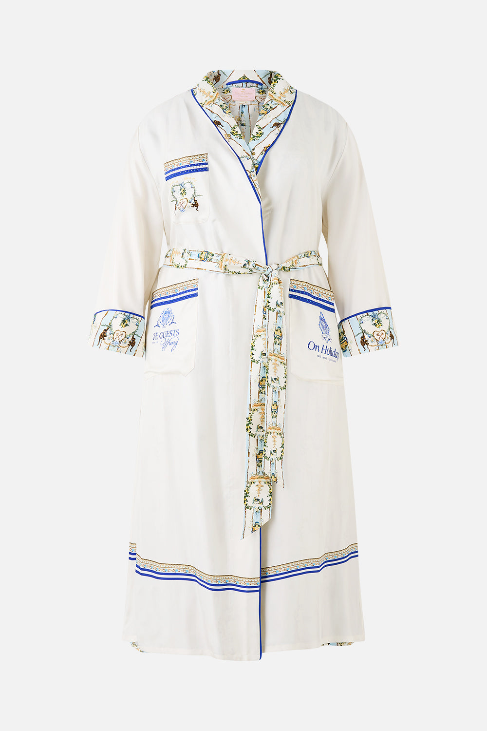 LONG ROBE WITH TIE VENUS ON A VESPA