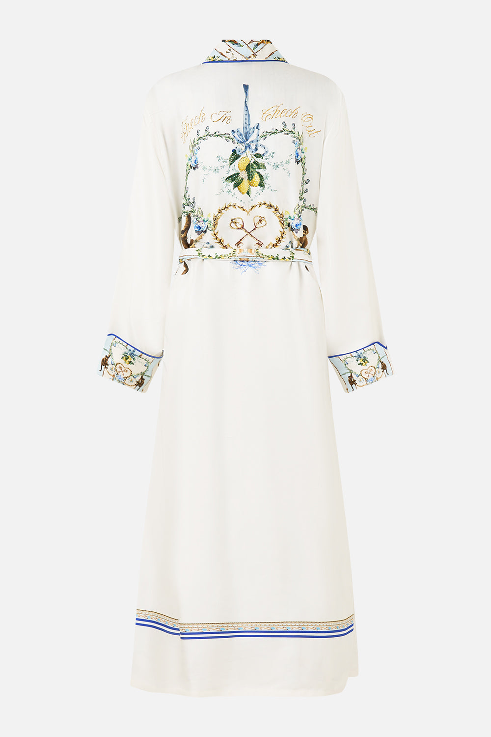 LONG ROBE WITH TIE VENUS ON A VESPA