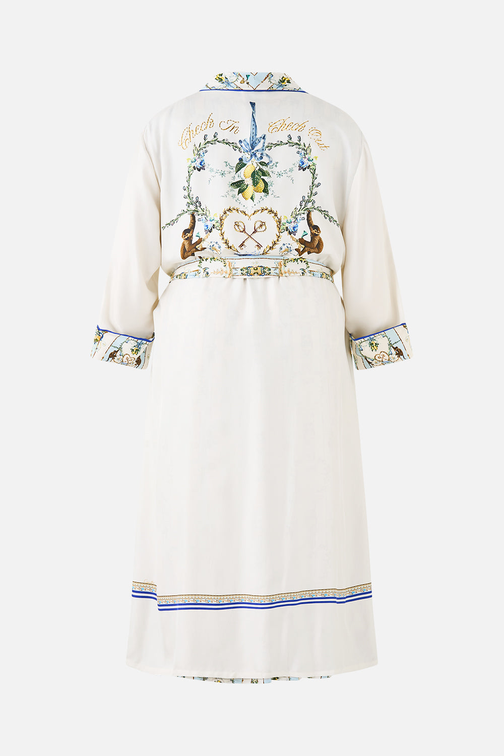 LONG ROBE WITH TIE VENUS ON A VESPA