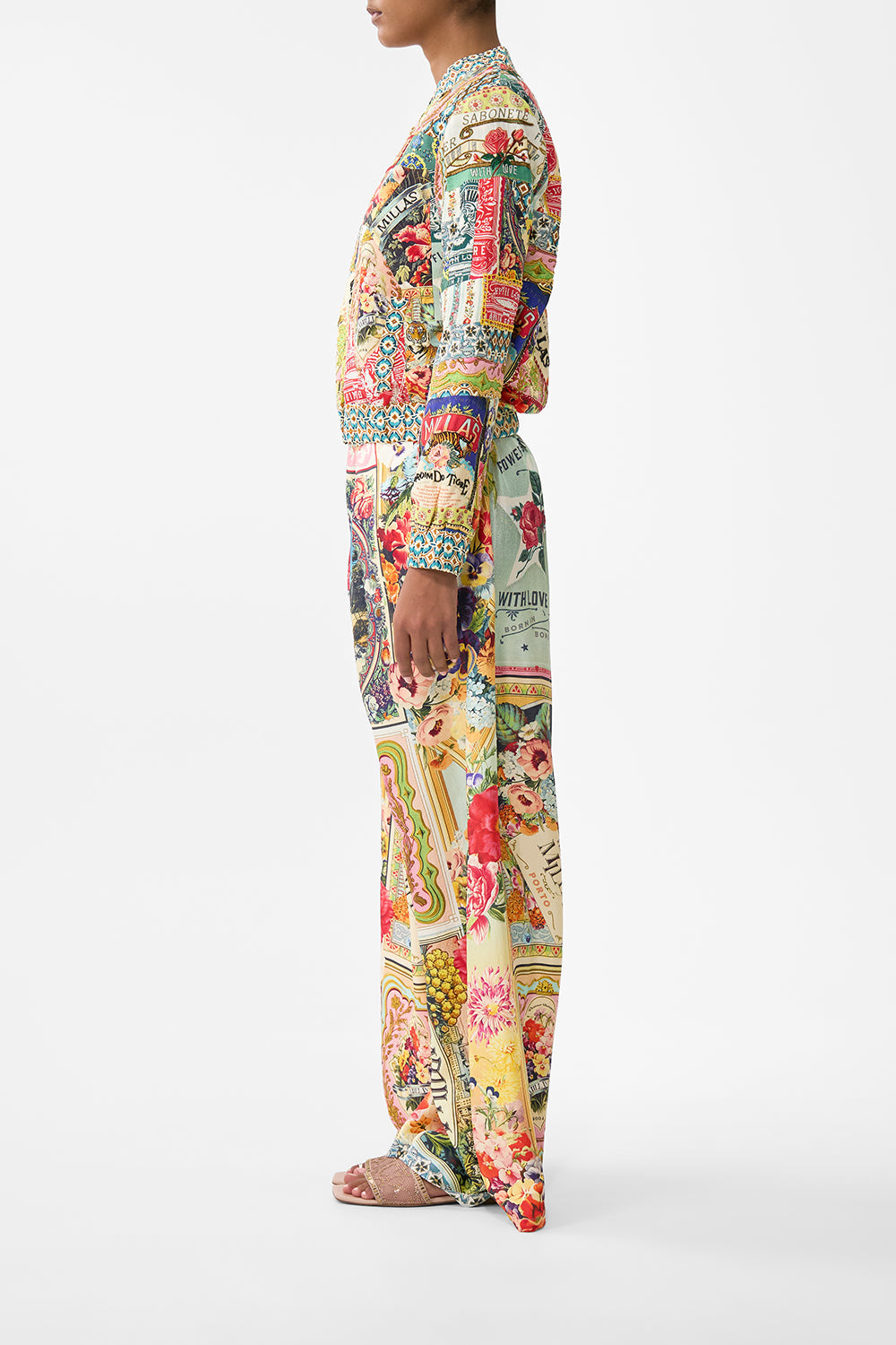 The CAMILLA Bomber Jacket in our Soap Opera print.