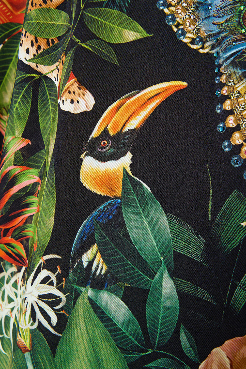 SHORT KAFTAN WITH TRIM READY FOR MY WELCOME DRINK