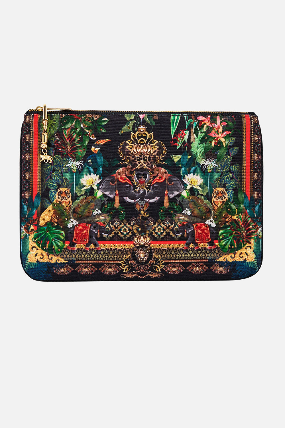 SMALL CANVAS CLUTCH READY FOR MY WELCOME DRINK