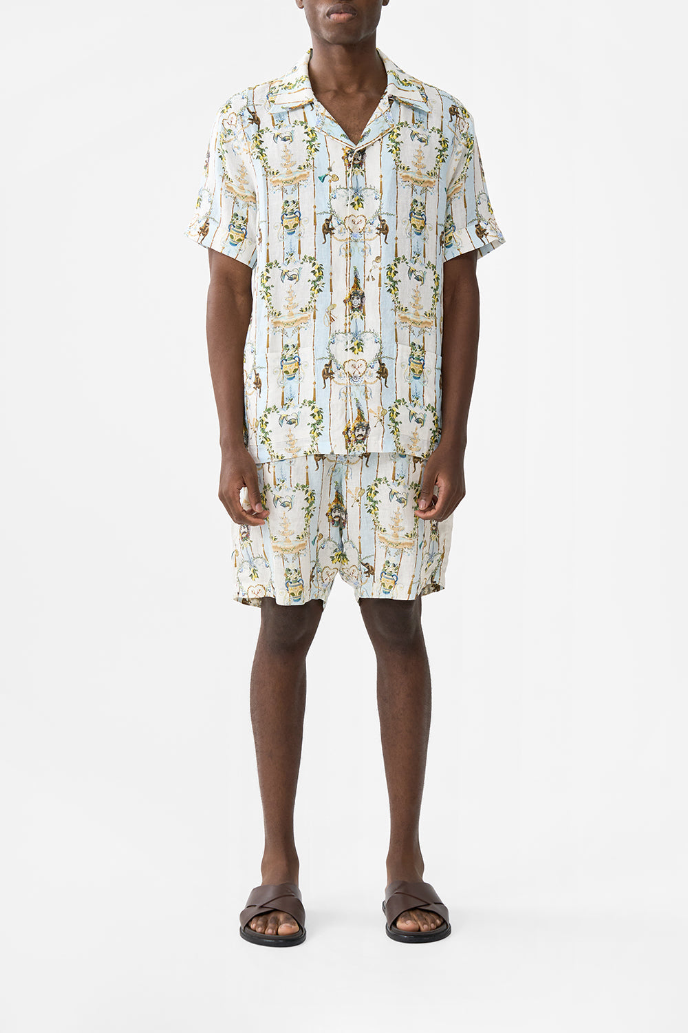 SHORT SLEEVE CABANA SHIRT VENUS ON A VESPA