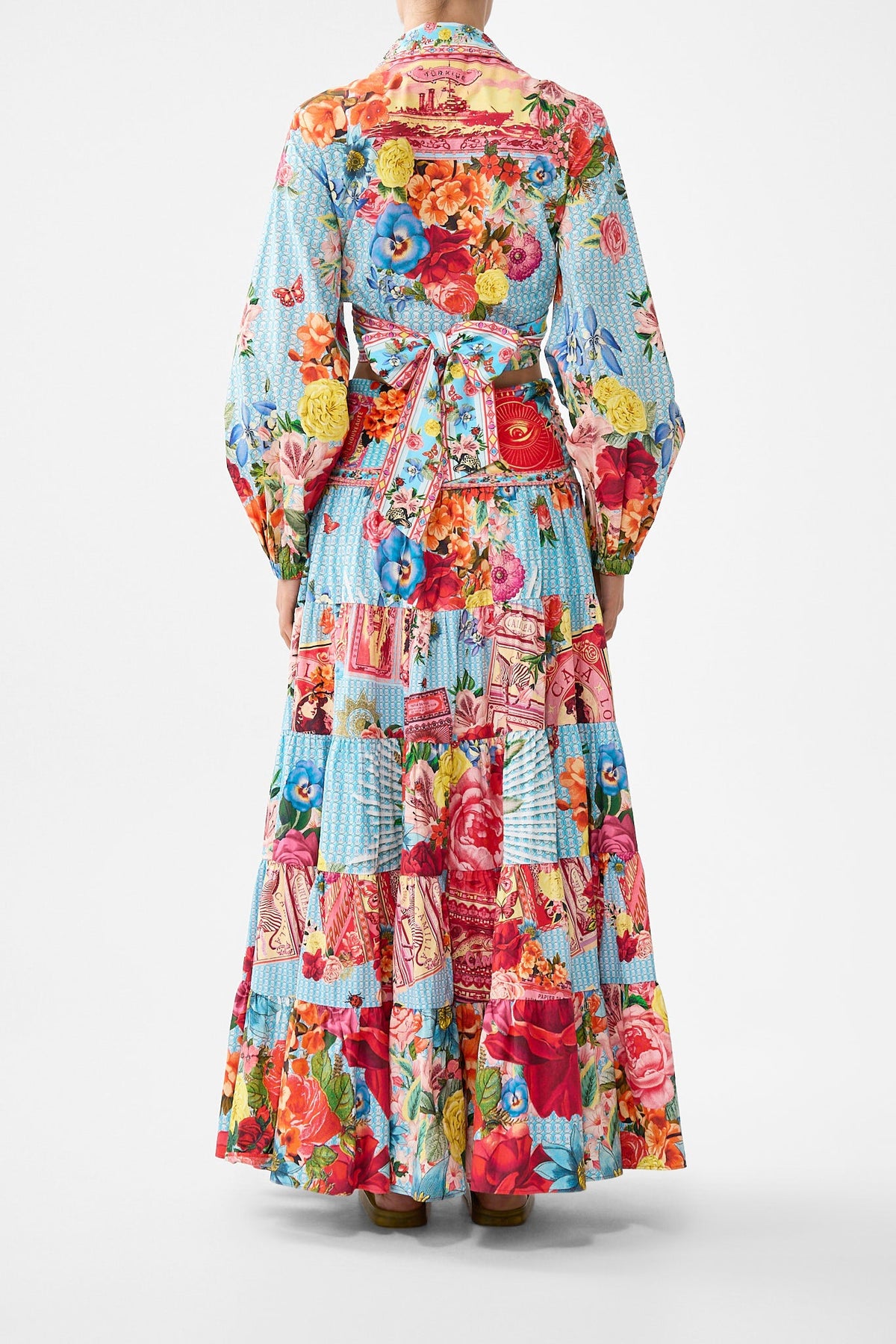 CROPPED WRAP SHIRT PAPERS AND CURIOUS CAPERS