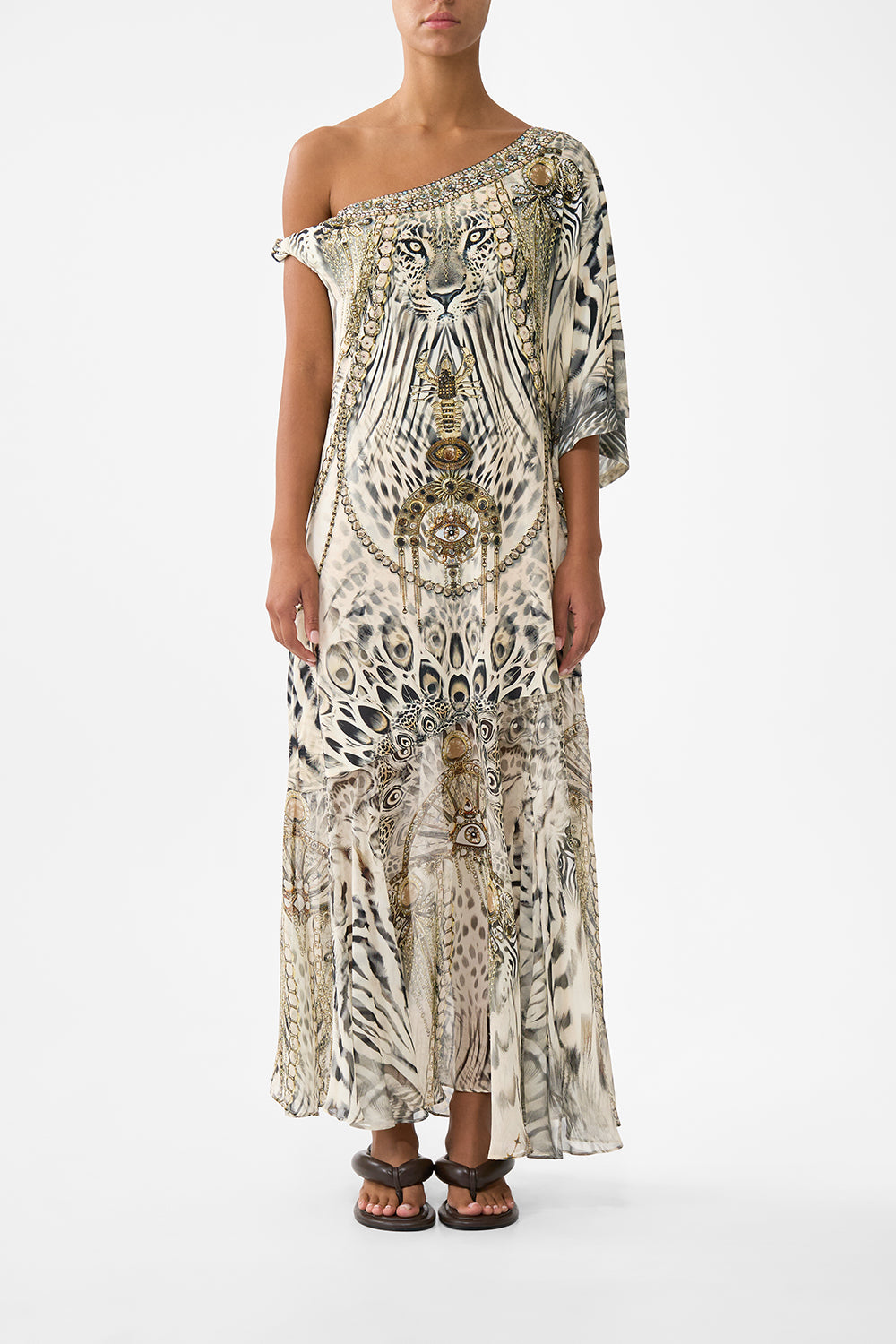 TWISTED ONE SHOULDER DRESS LADY LIONHEART