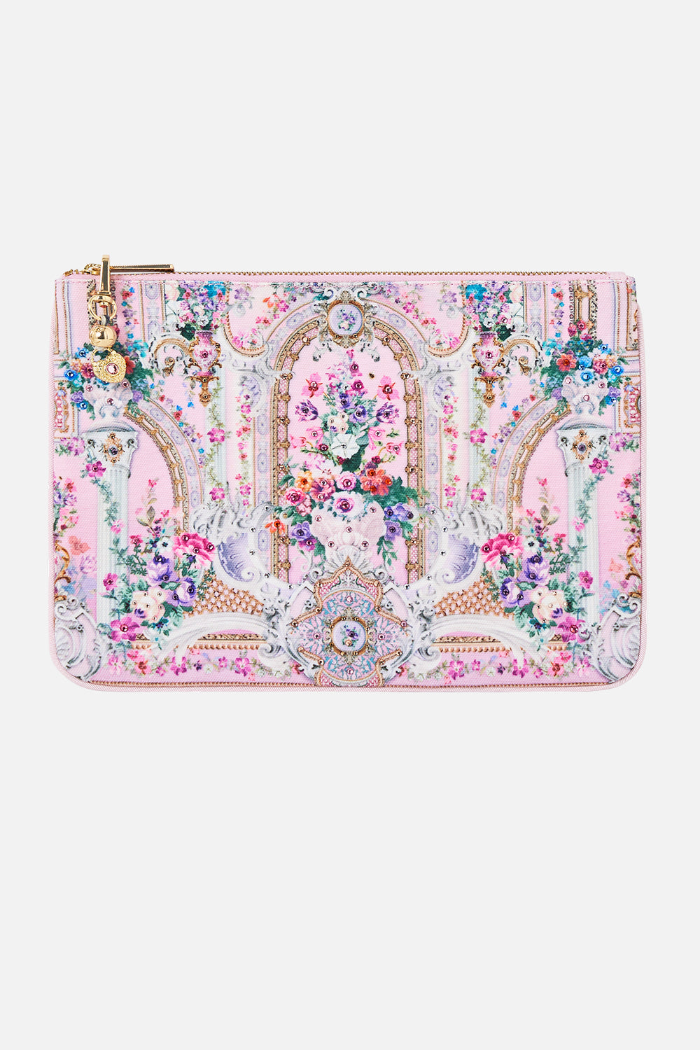 SMALL CANVAS CLUTCH PALATIAL PASTELS