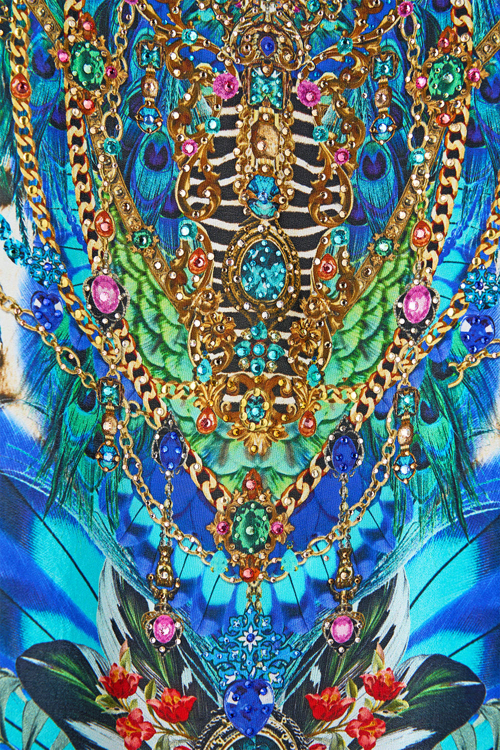 SHORT KAFTAN WITH CUFF ANIMAL ALCHEMY