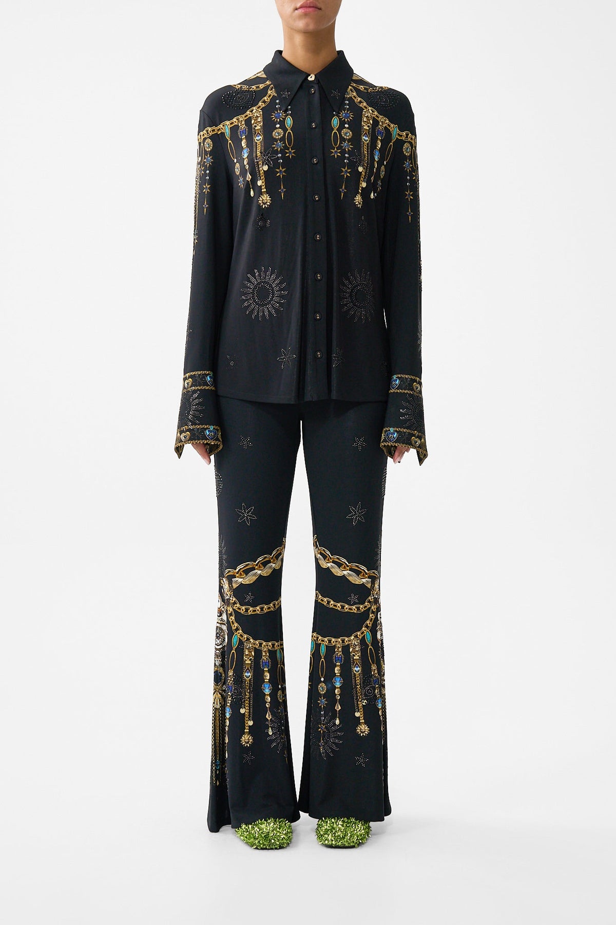 JERSEY FLARED PANT AMULETS AND ALCHEMY