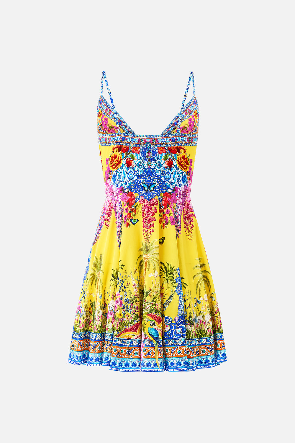 SHORT DRESS WITH TIE FRONT SULTANAHMET SUMMER