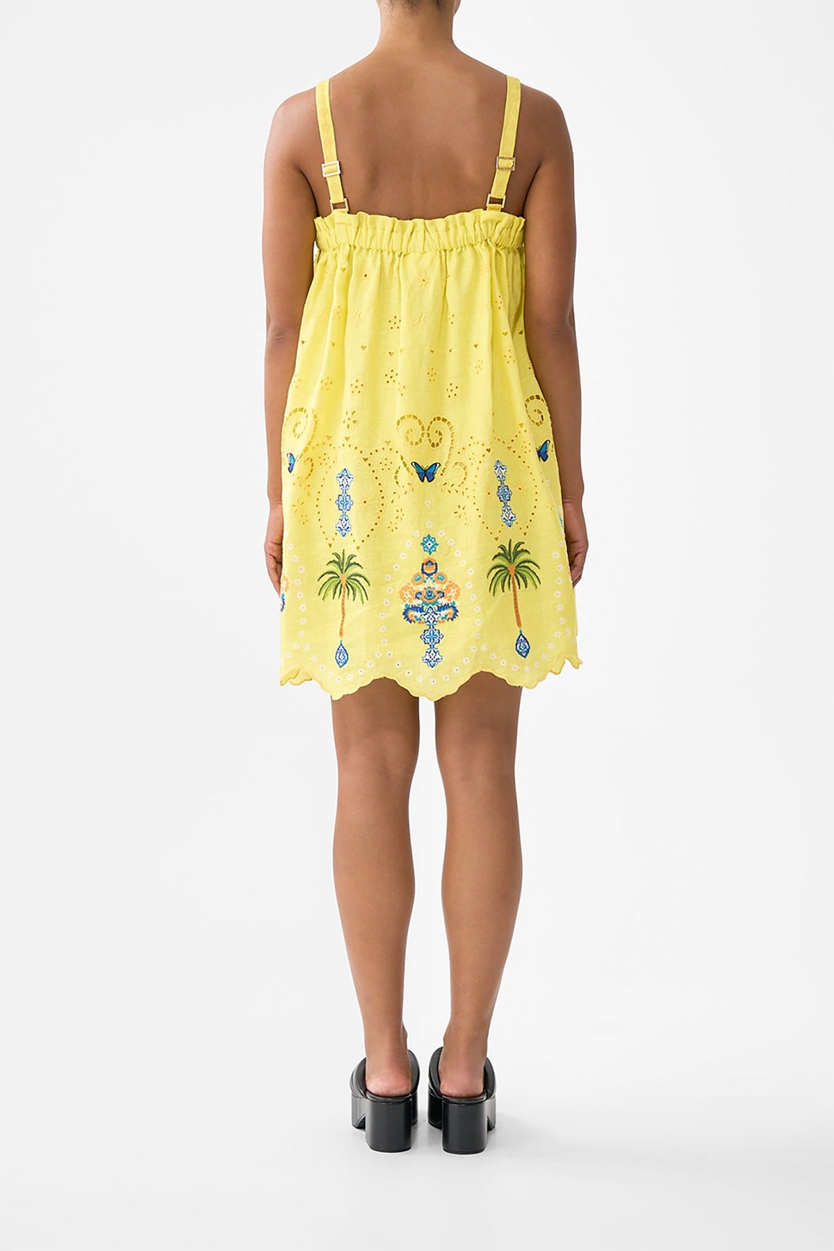 WIDE STRAP SHORT SUNDRESS SULTANAHMET SUMMER