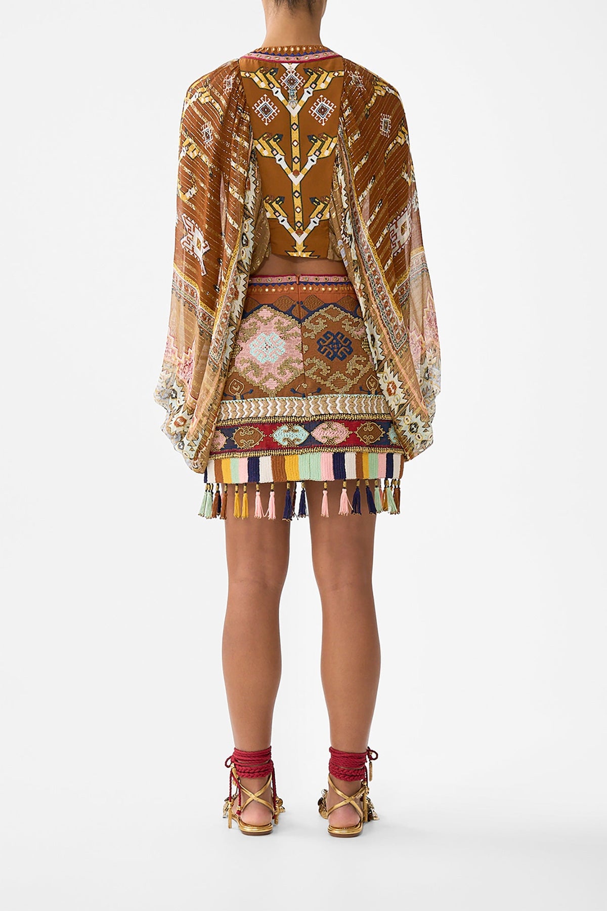 MINI SKIRT FABRIC OF TIME