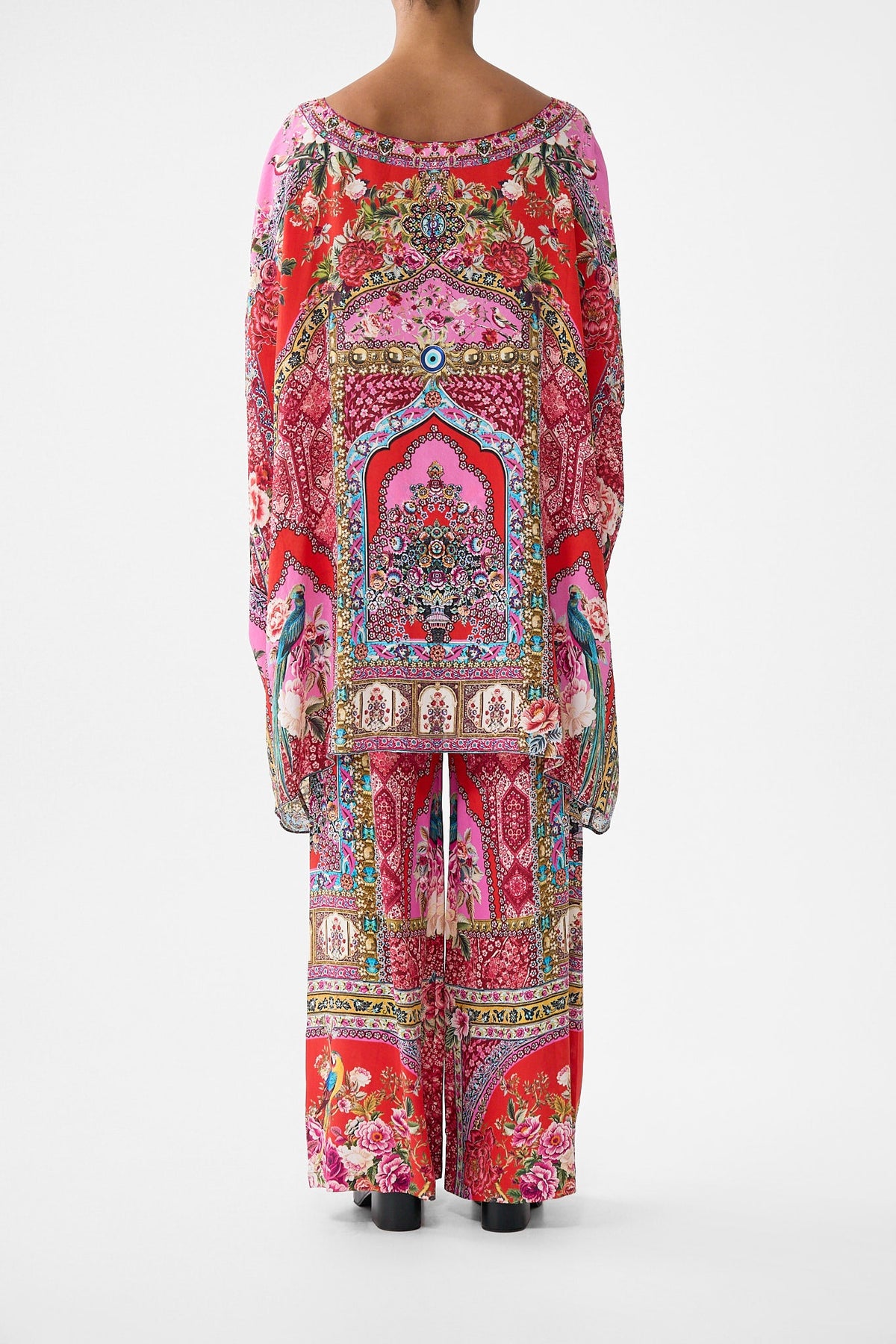 SHORT ROUND NECK KAFTAN HEIRLOOM EMPIRE