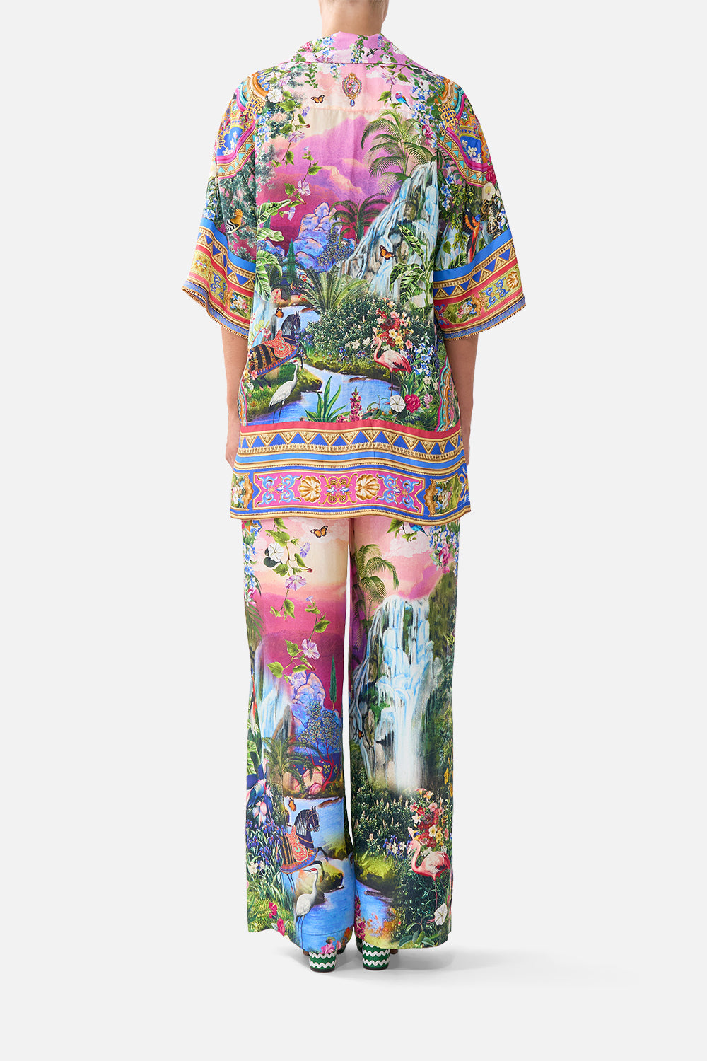 BUTTON FRONT LOUNGE PANT TURKISH DELIGHT