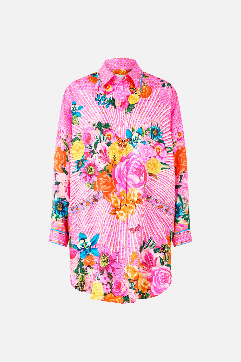 SHIRT TUNIC WITH POCKETS ILLUSTRATION NATION