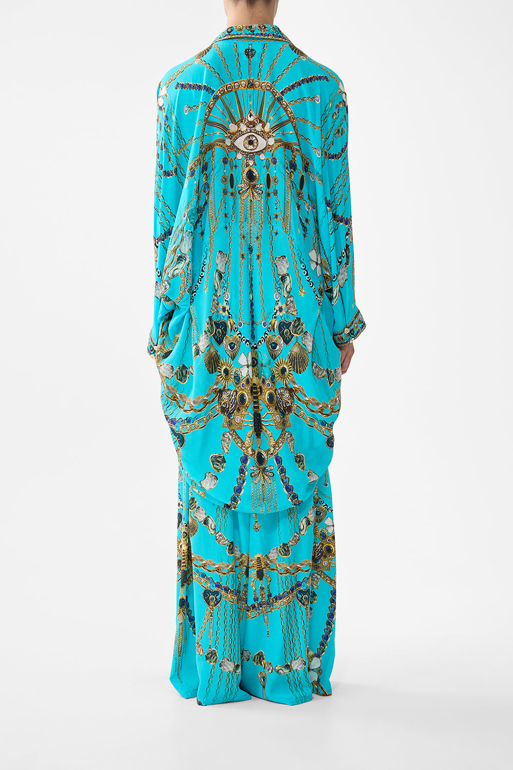 TUCK FRONT PANT TOTEMS AND TREASURES